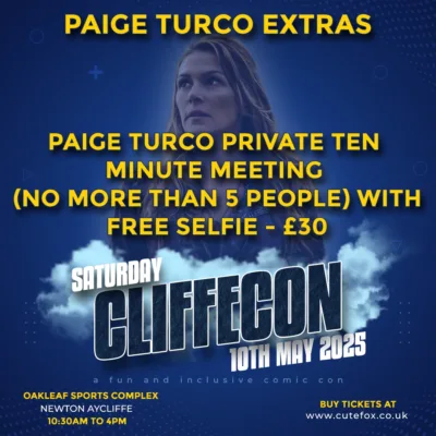 Cliffecon guests flyer – Paige Extras