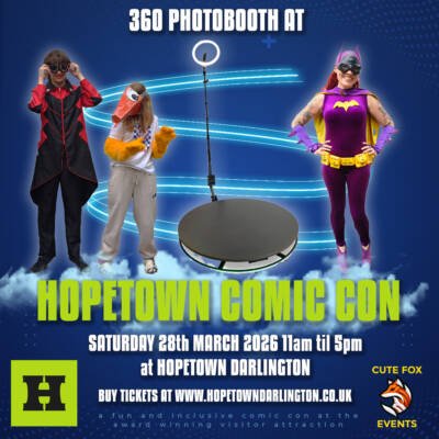Hopetown Comic Con 360 Photobooth