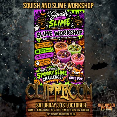 Square announcement – Squish and Slime